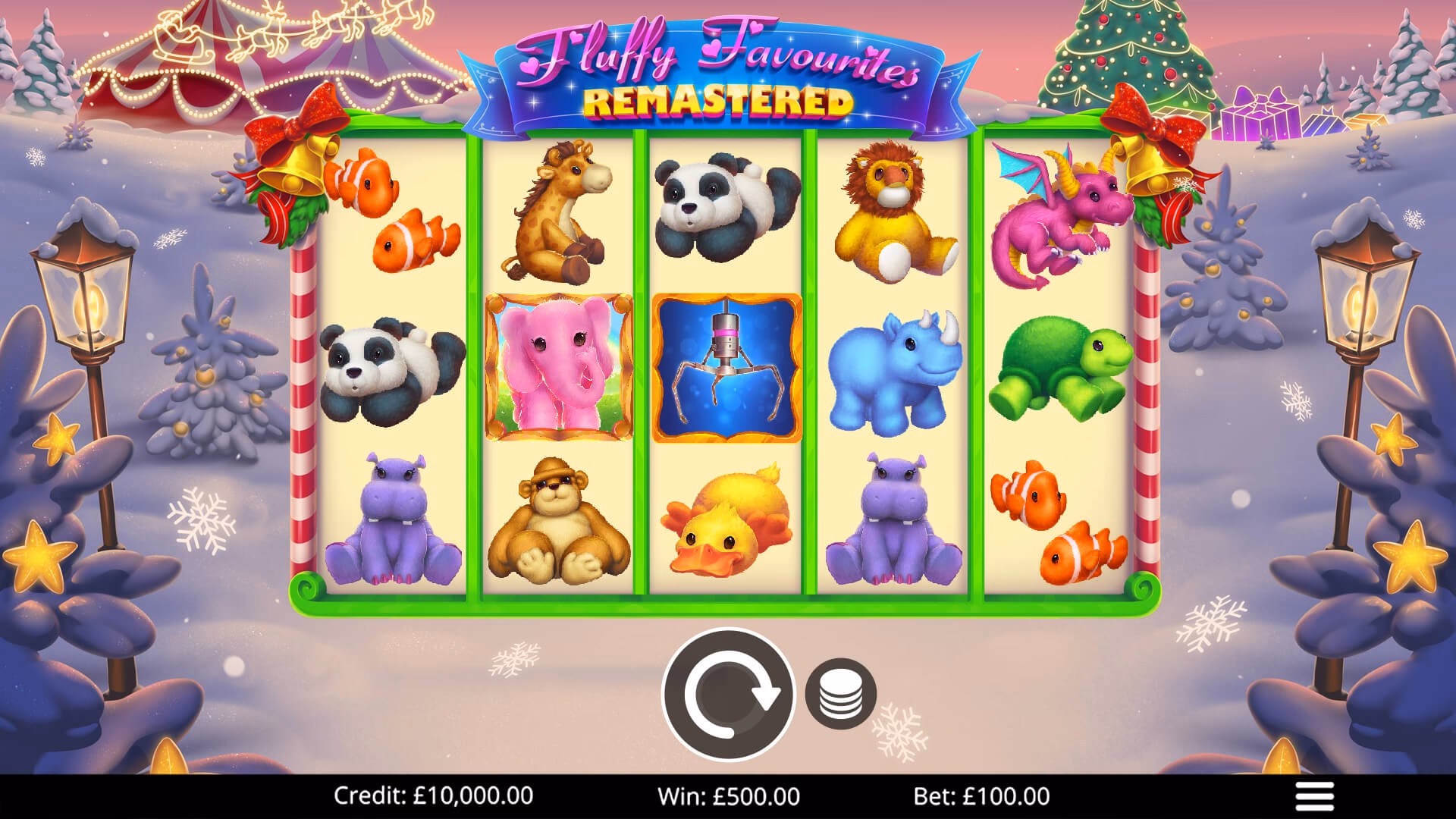 Does fluffy favourites offer free spins?