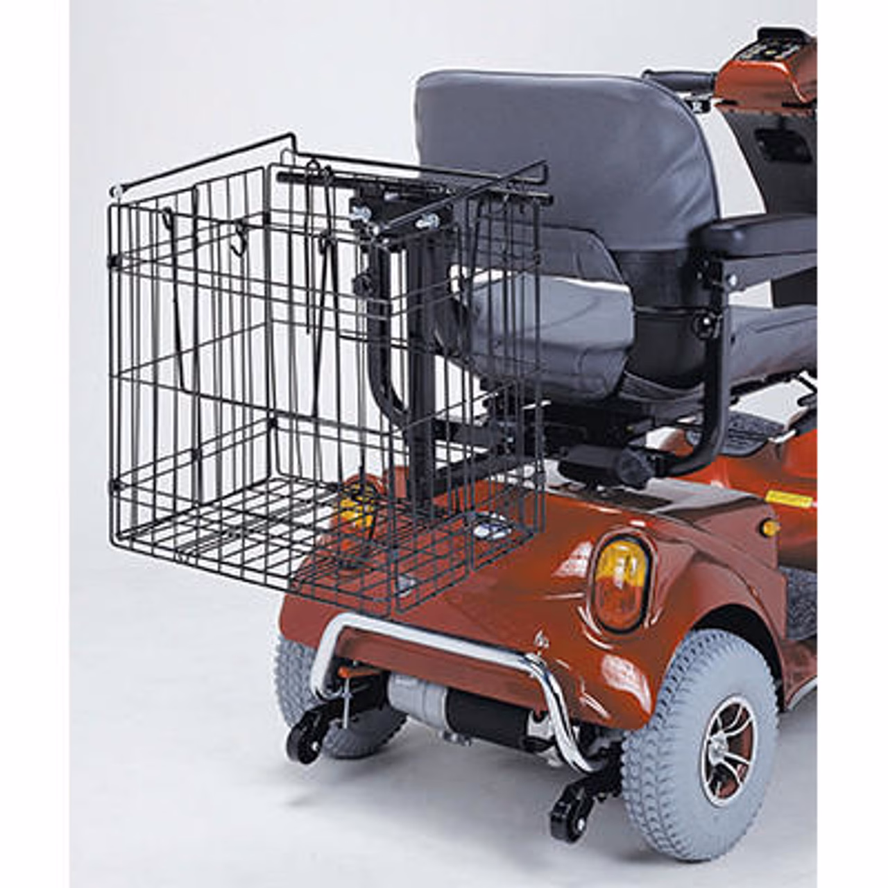 What is the Challenger mobility folding rear scooter basket?