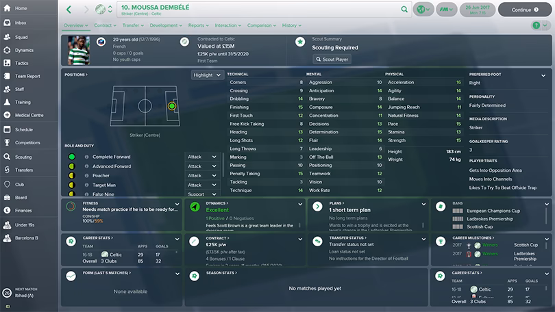 Who are the best playmakers in football manager 2018?