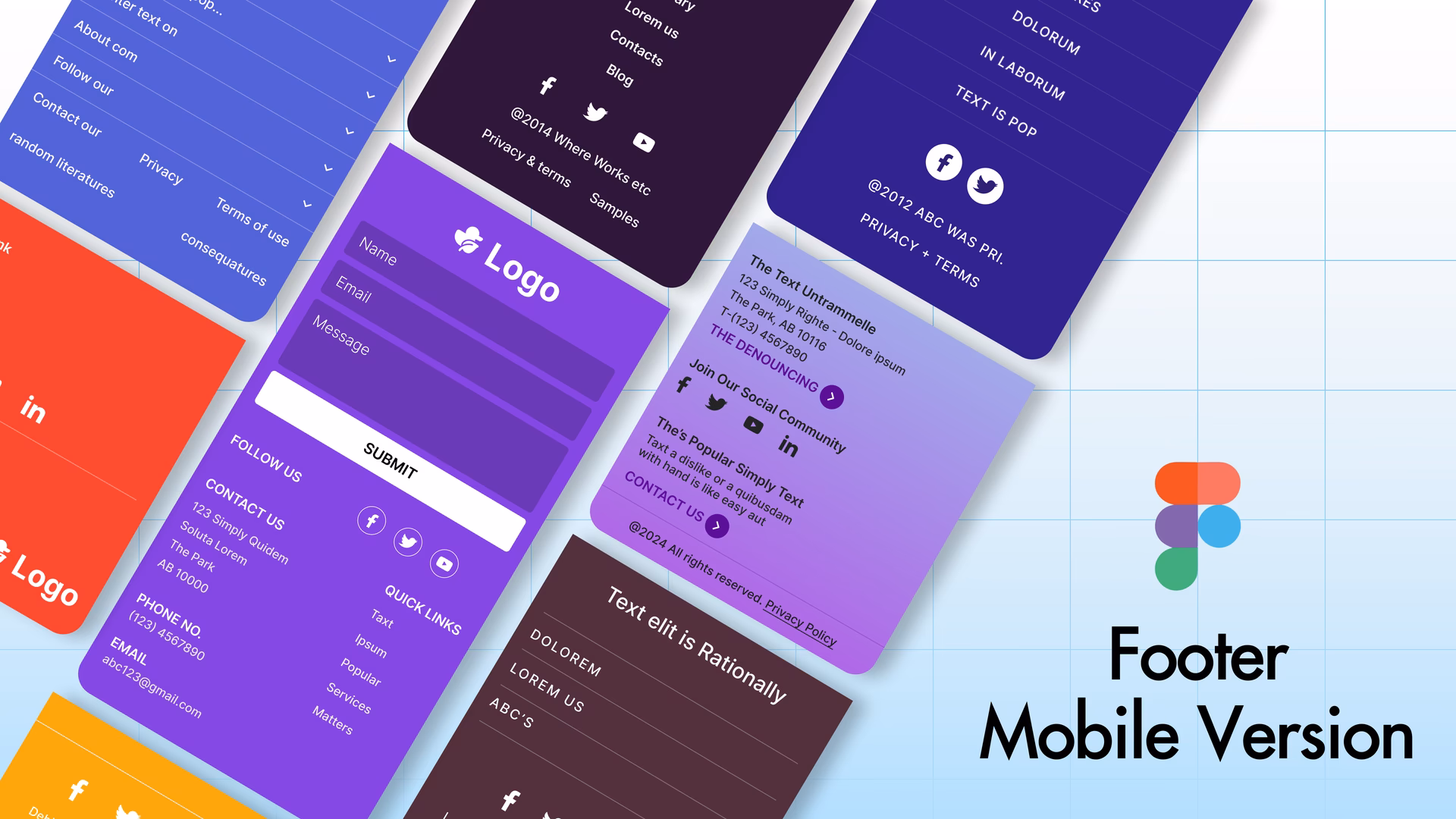 What is a responsive footer?