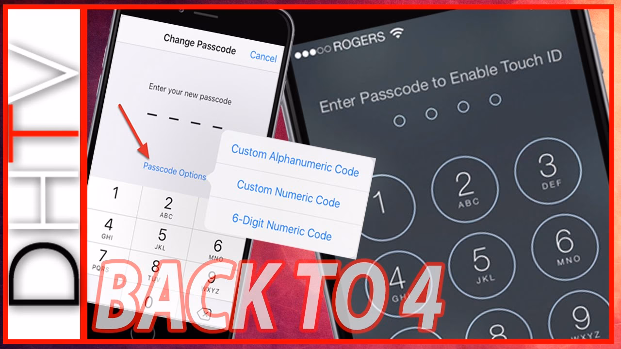 How to change 4 digit passcode to 6 digit?