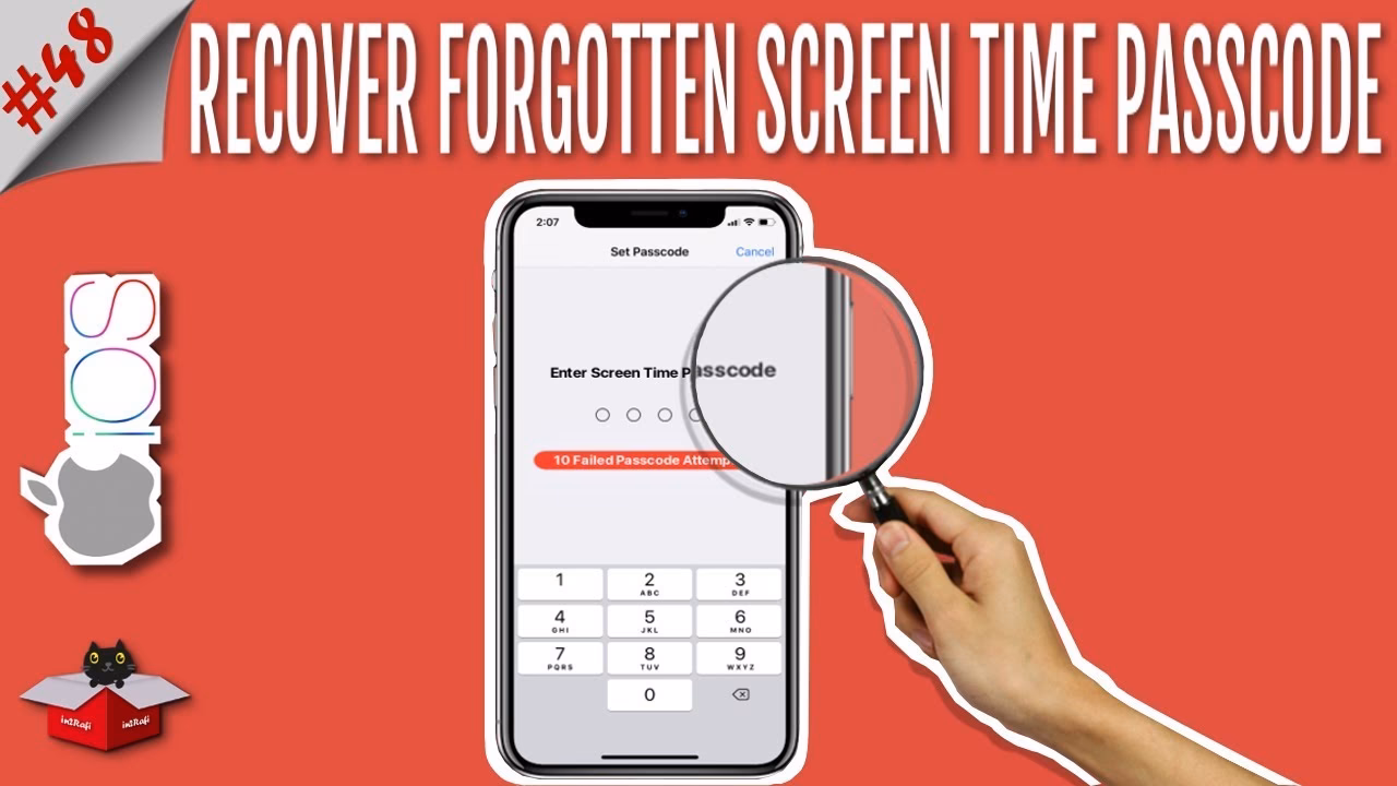 How to reset screen time password on iPhone?