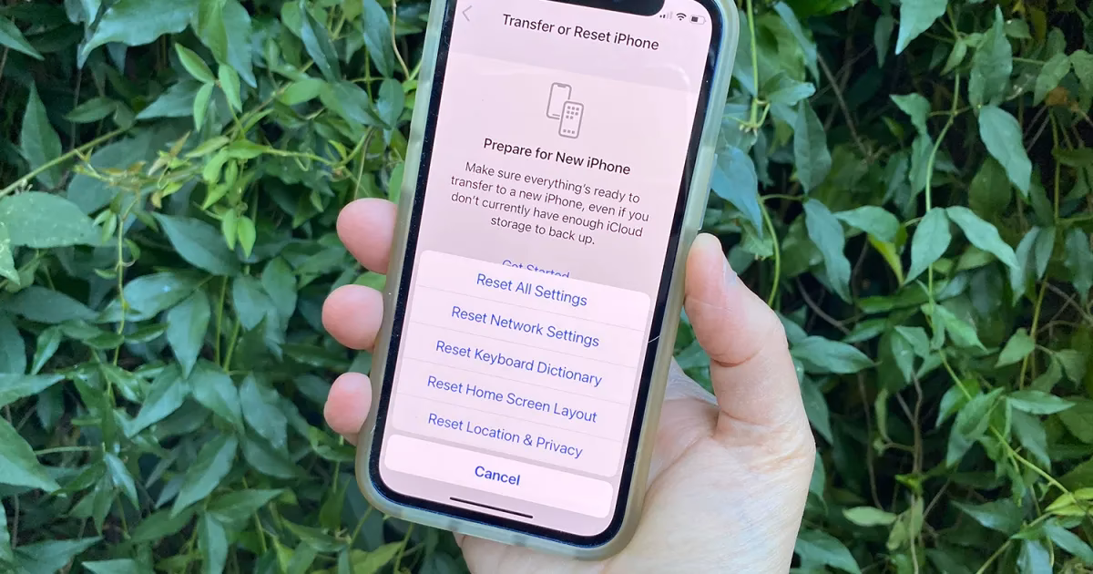 What is a hard reset on iPhone?