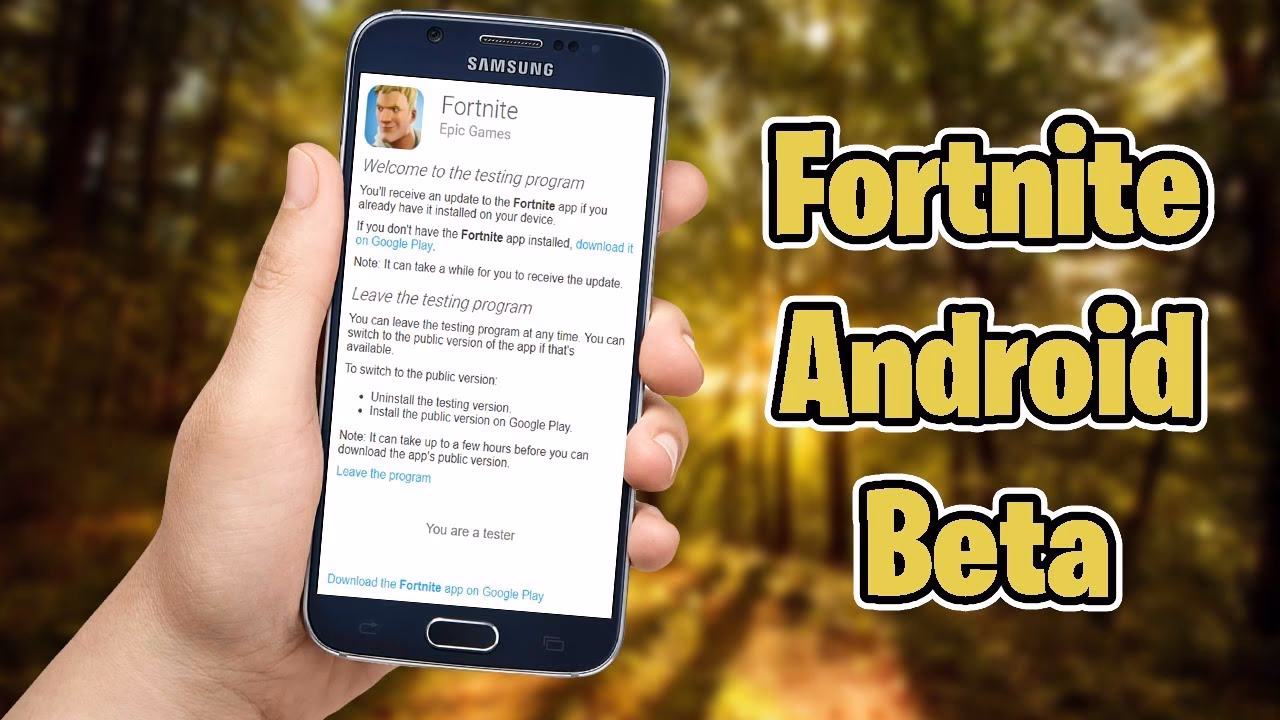 Is there a Fortnite Android version?