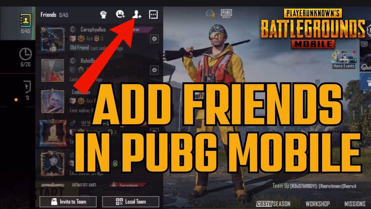 How do I find PUBG Mobile Players?