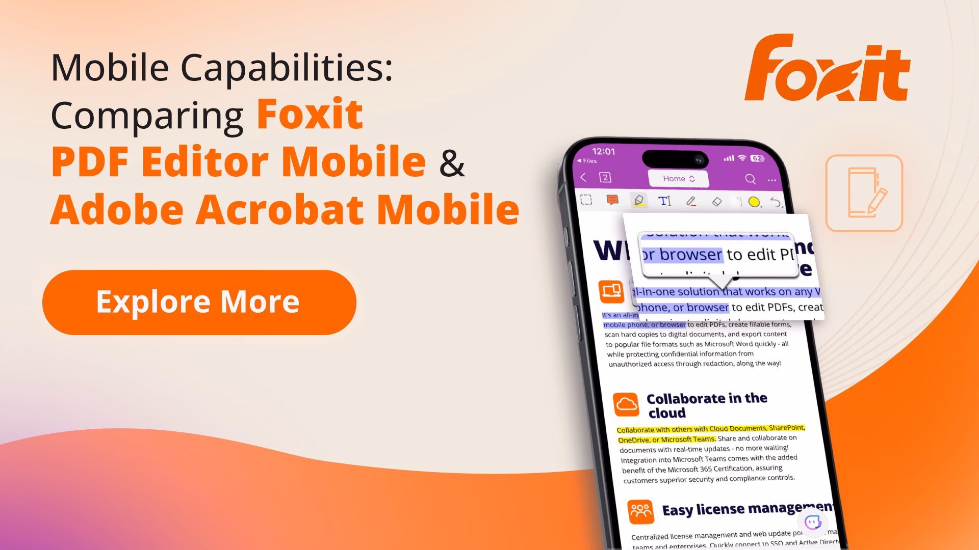 Does Foxit have an Android app?