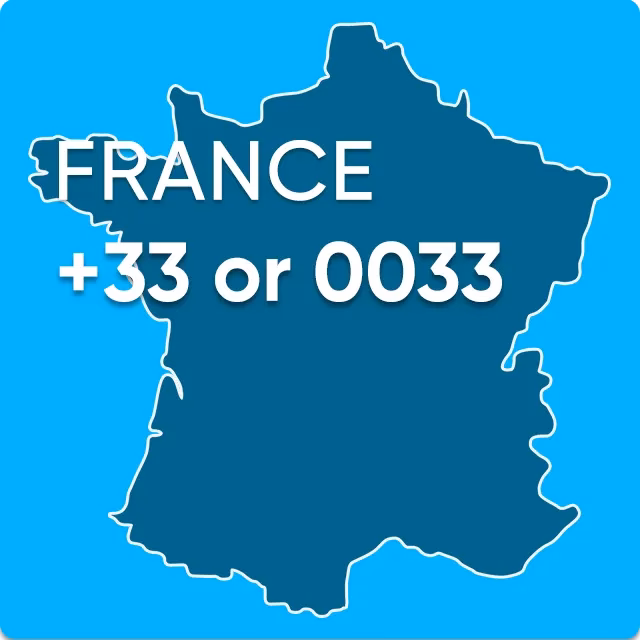 What is the International phone number format for France?