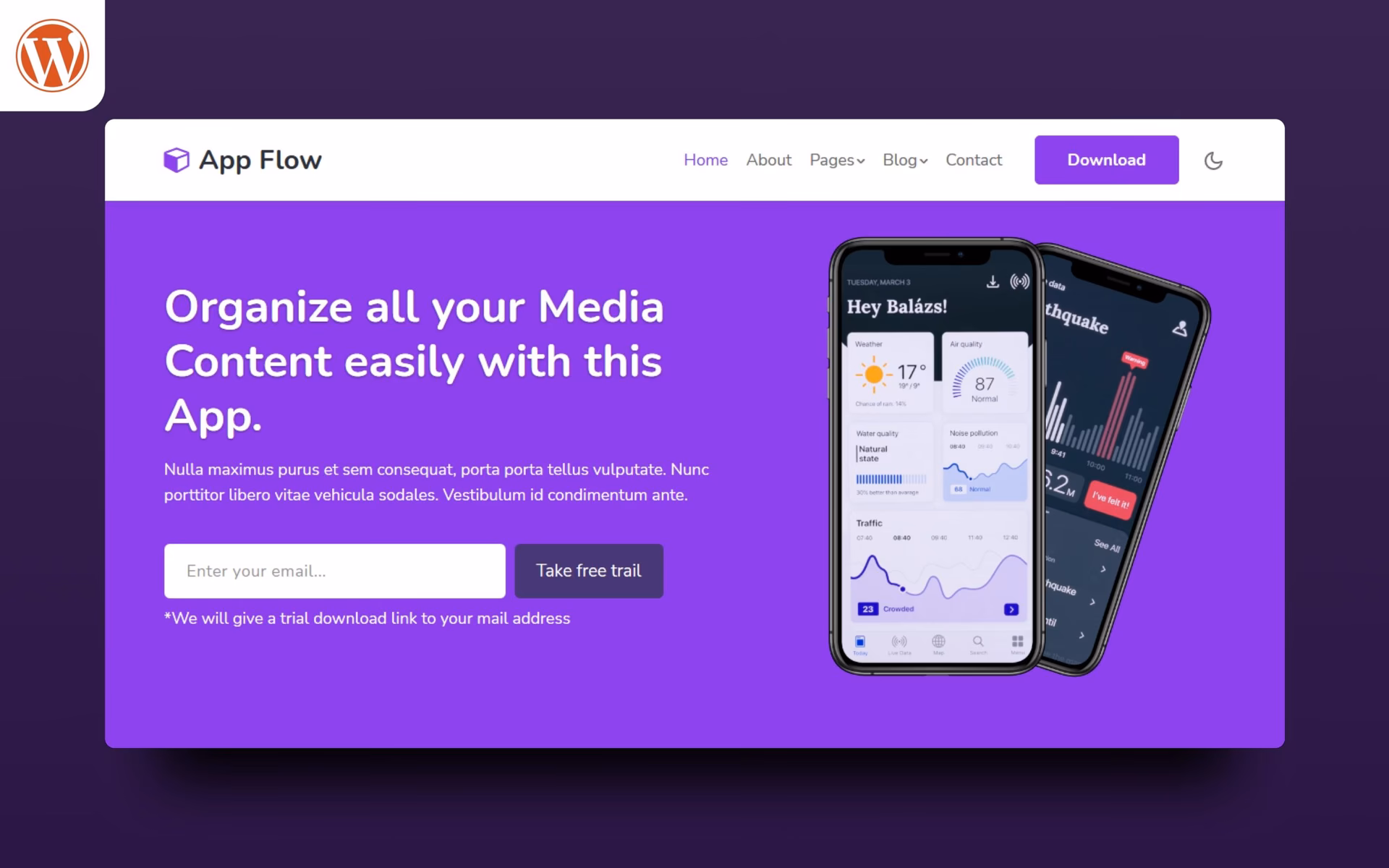 What is a responsive bootstrap template?