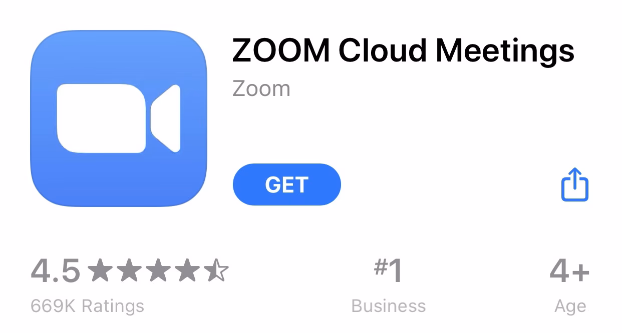 How do I download Zoom on my iPhone?