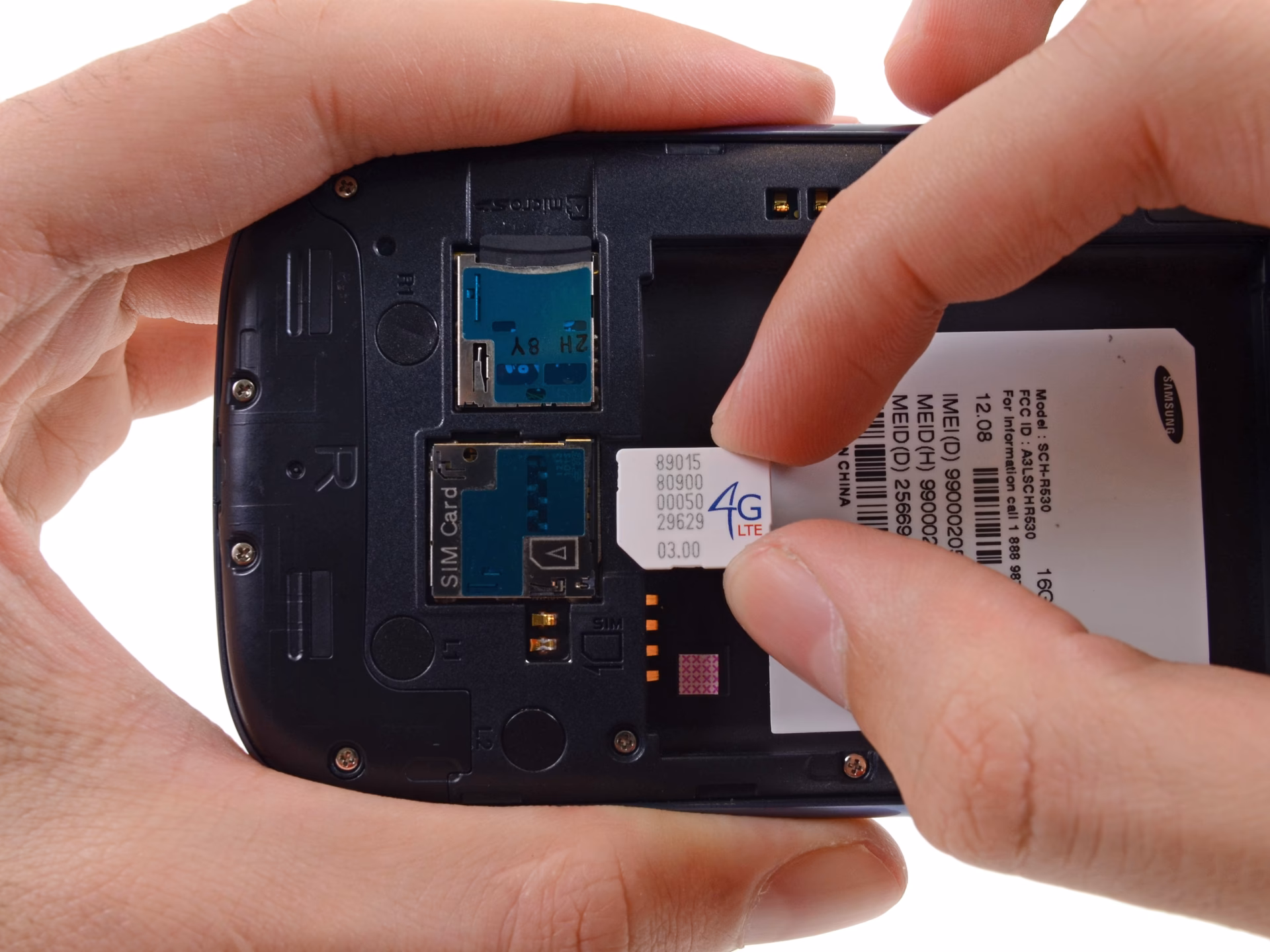 Can a Samsung SIM be inserted into an iPhone?