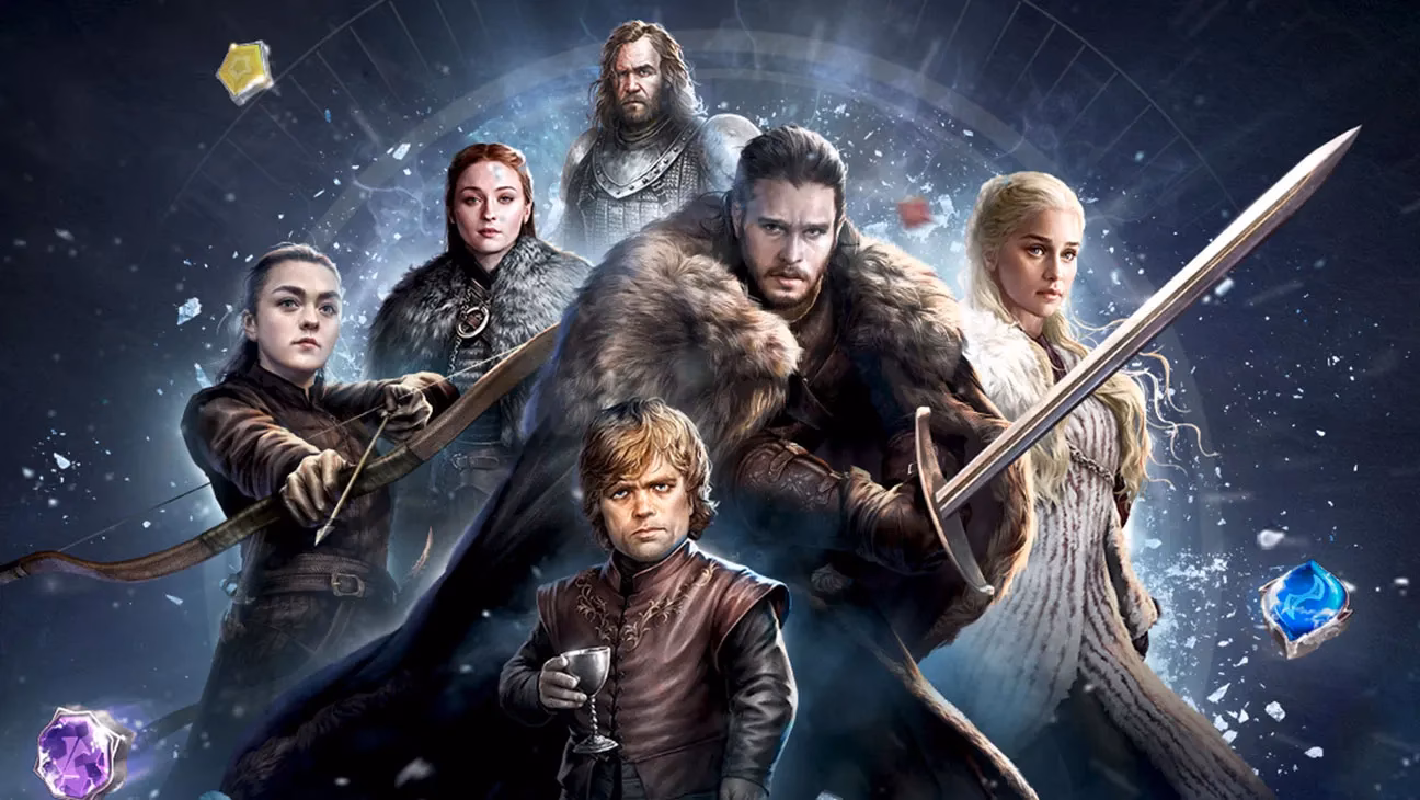 Who are the characters in the game of Thrones commercial?