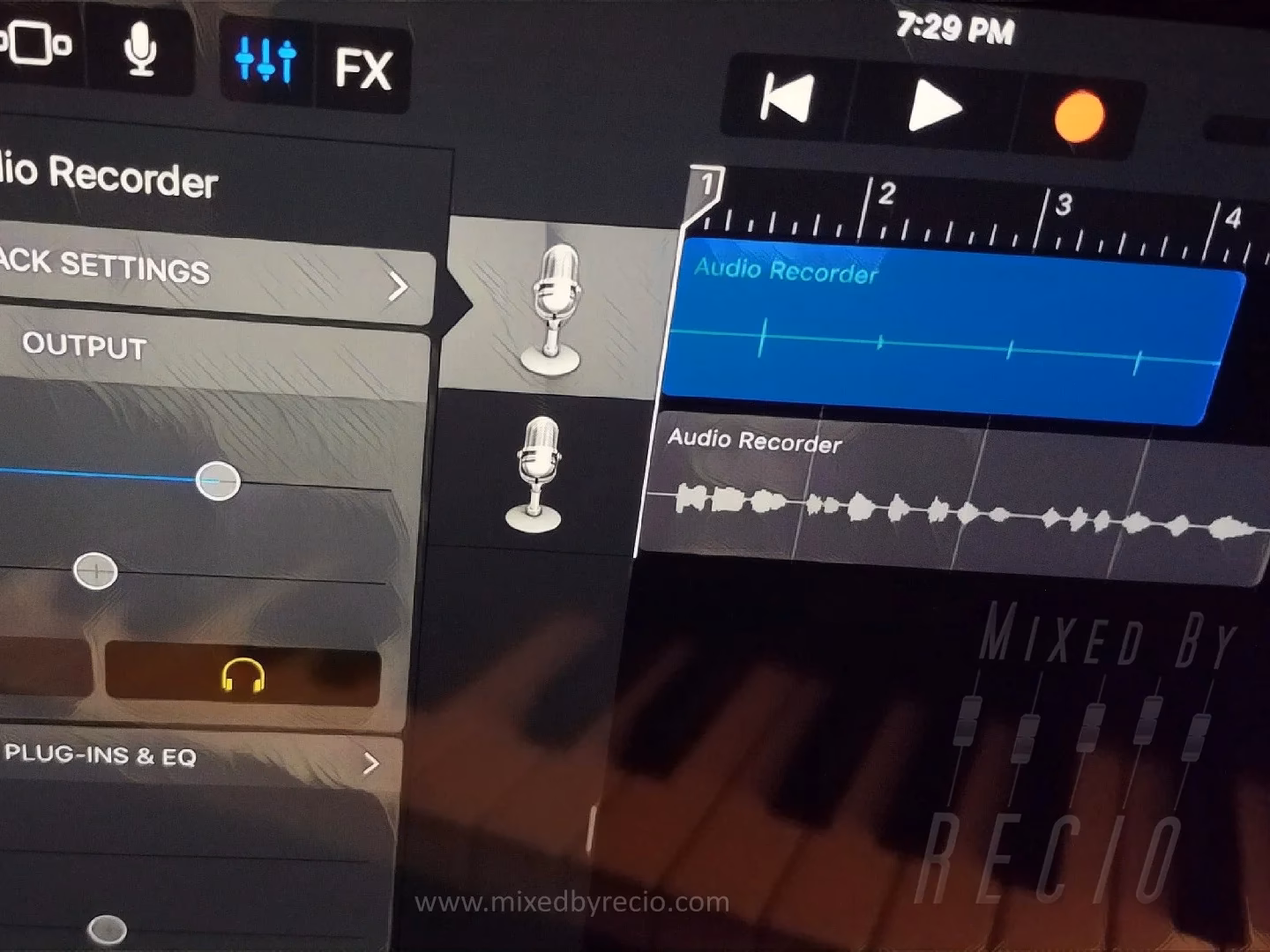 Does GarageBand export MP4?