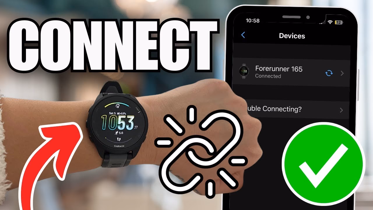 Why is my Garmin watch not connecting to iPhone?