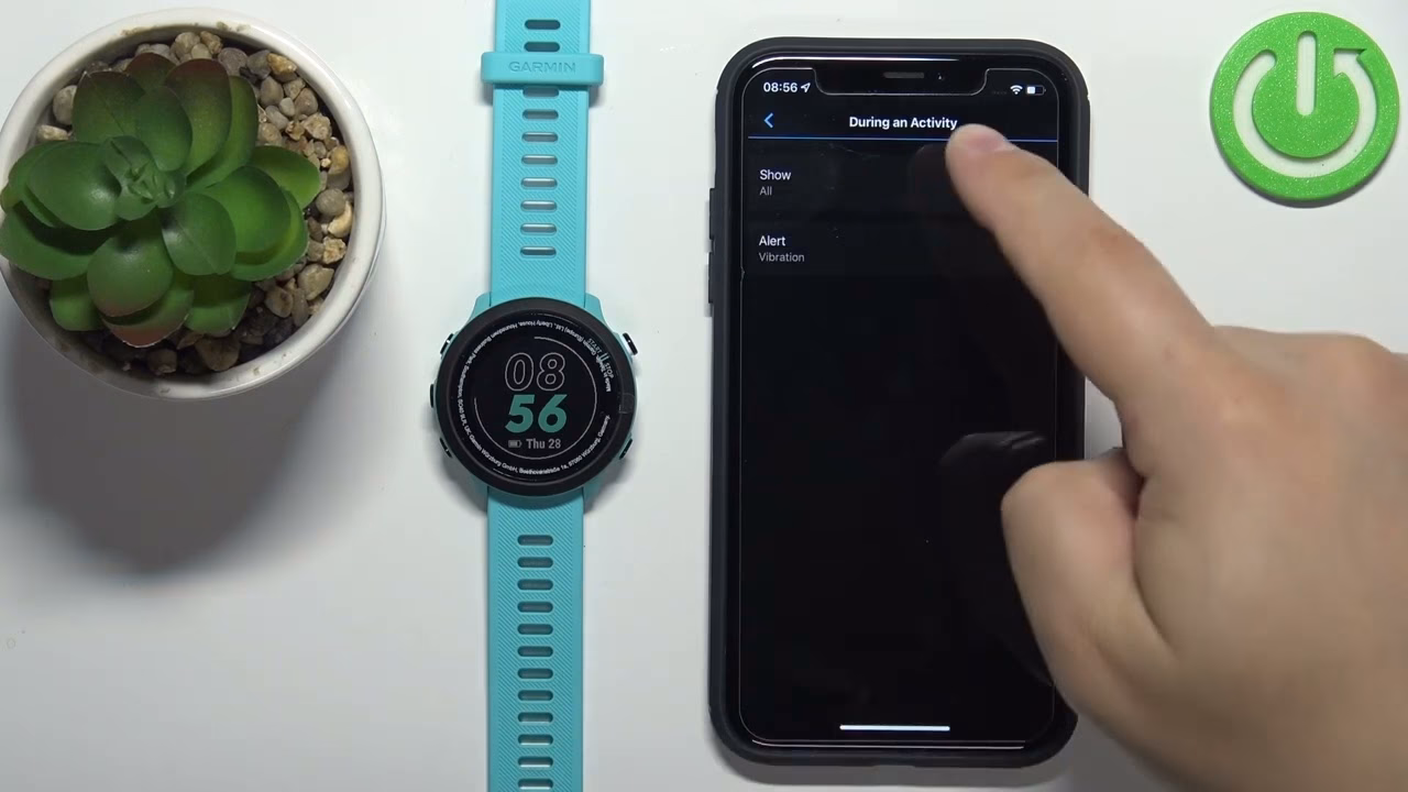 How do I stop notification alerts on my Garmin device?