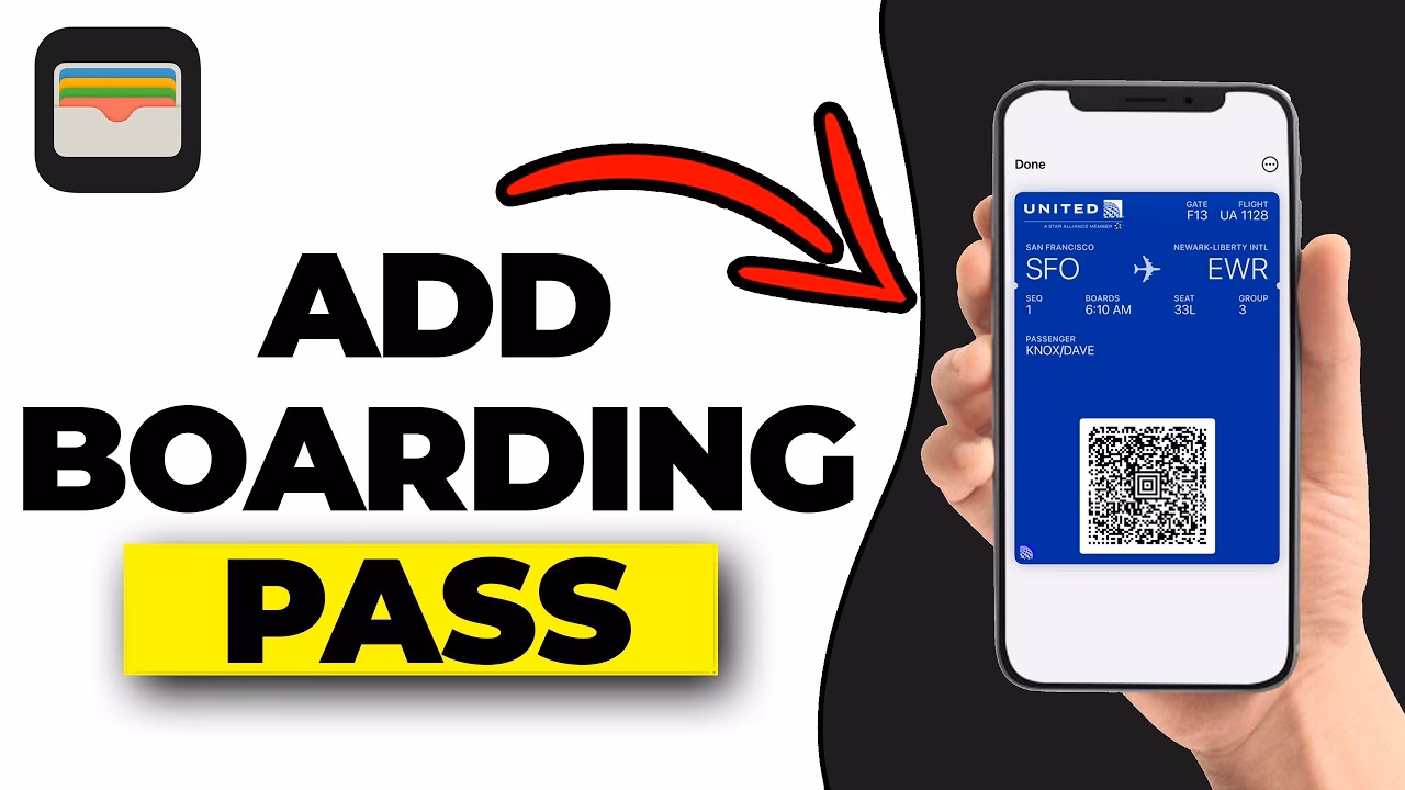 How to store boarding pass on iPhone 14?