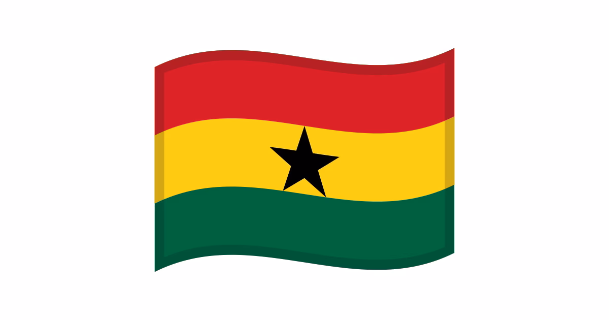 What is the emoji for Ghana?