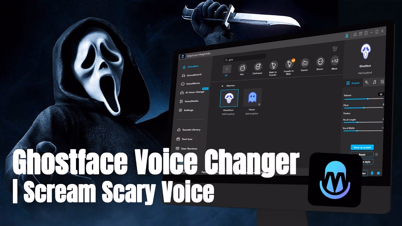 How to scream Ghostface?