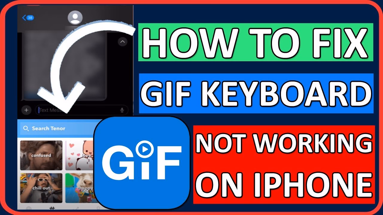 How do I access the GIF Keyboard app after Ios 17 update?