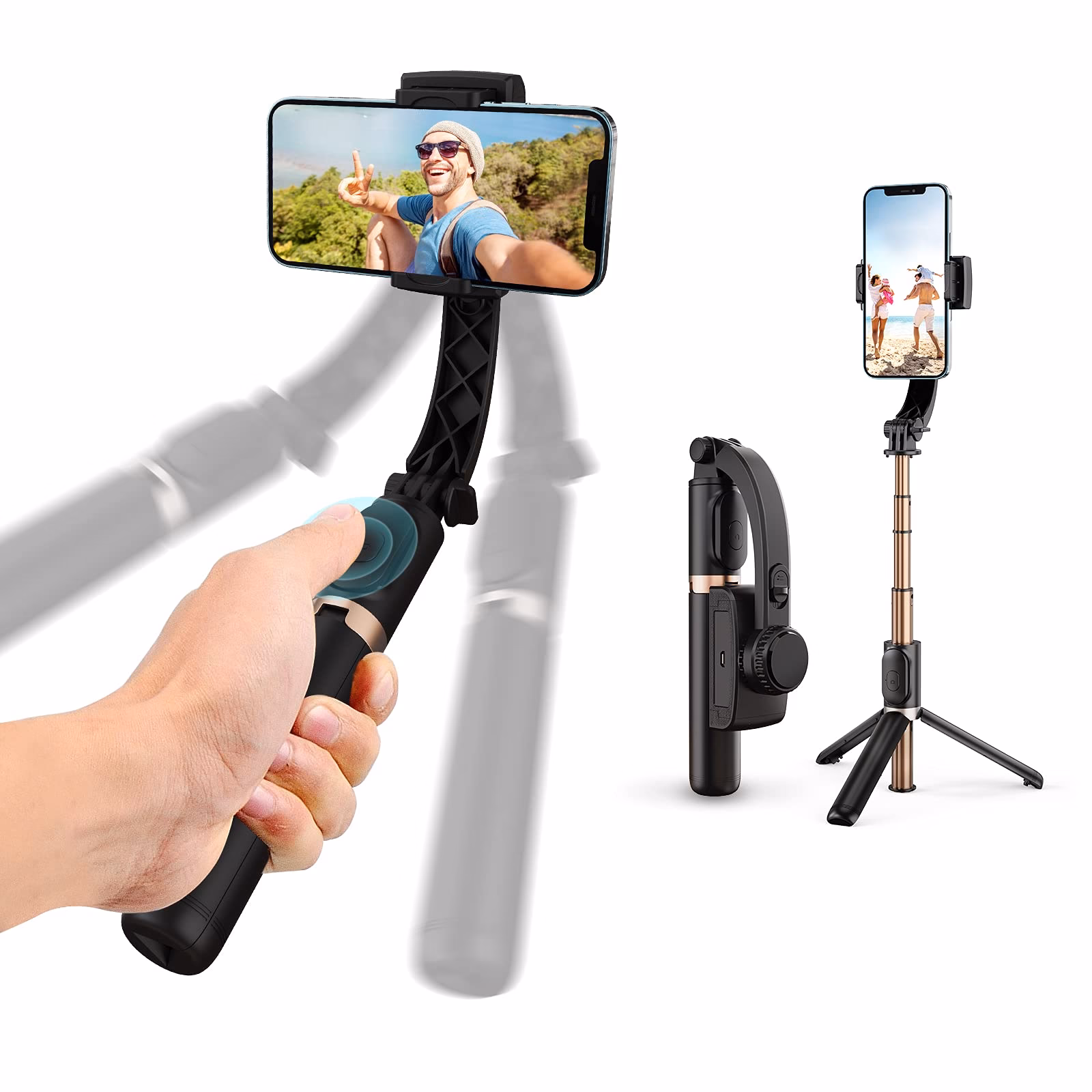 Does iPhone gimbal have a clip on its head?