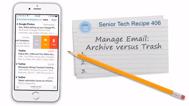 What happens if a Gmail email is archived?