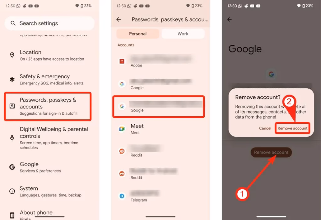 How to sign out from Gmail on iPhone or Android phone?