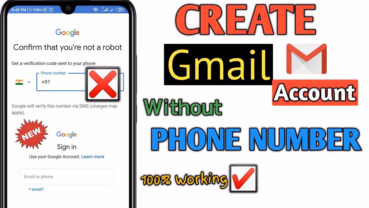 Can I create a Google account without a phone number?