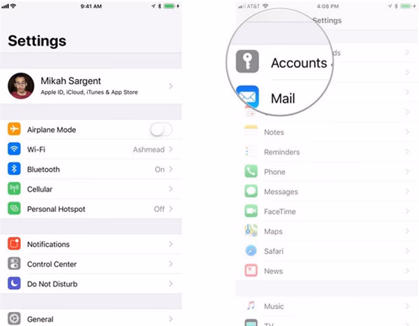 How do I re-enter my Gmail password?