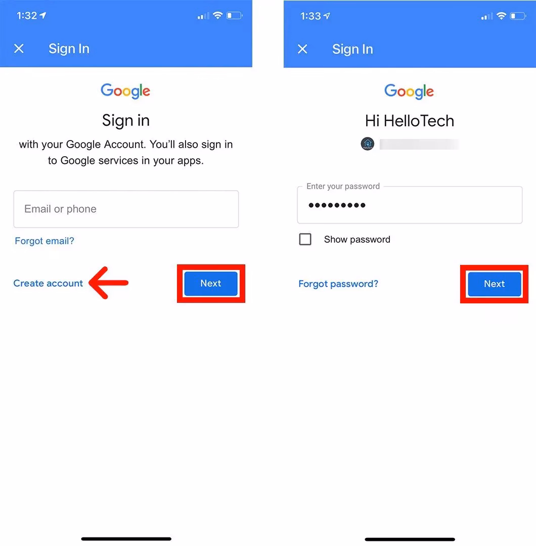 How do I Sync my Google account to my Android device?