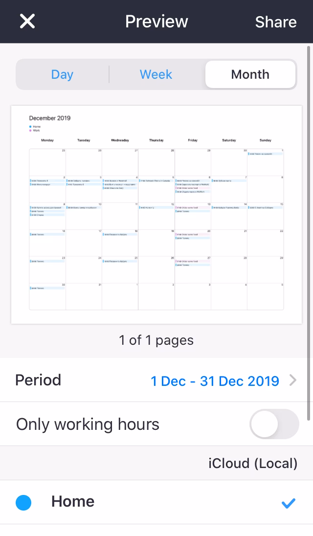 How do I access my Google Calendar on my iPhone?