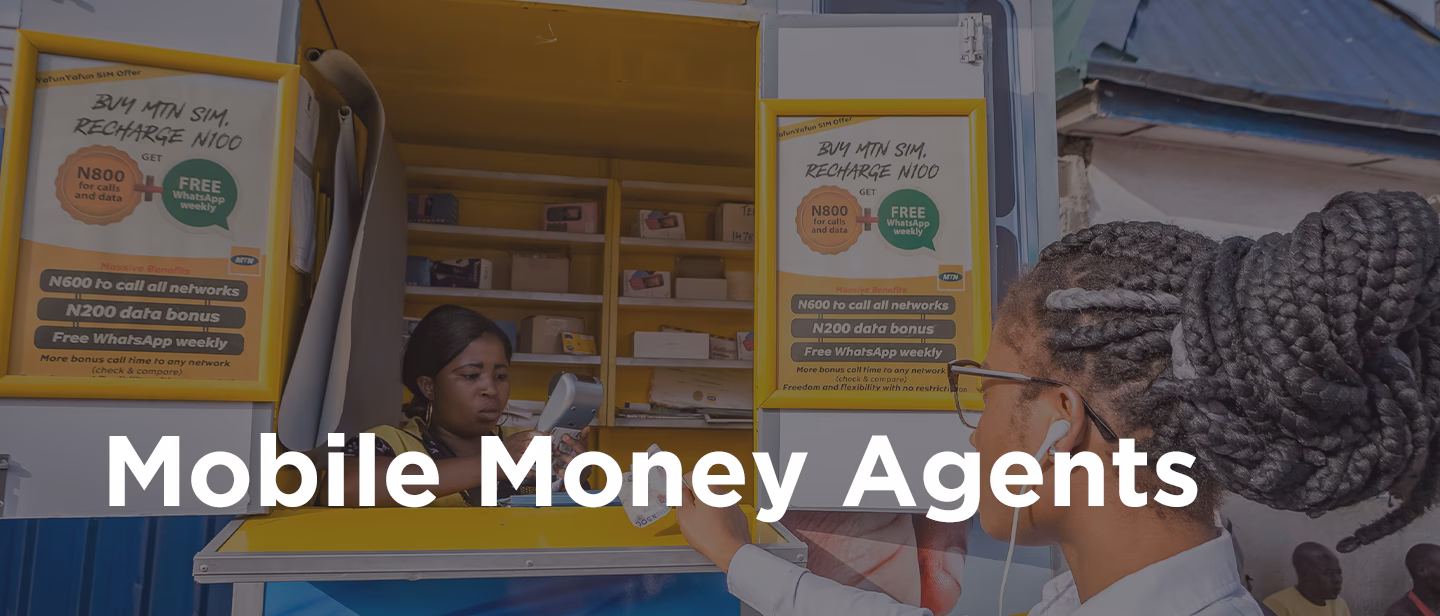 Where does the mobile money agent business exist?