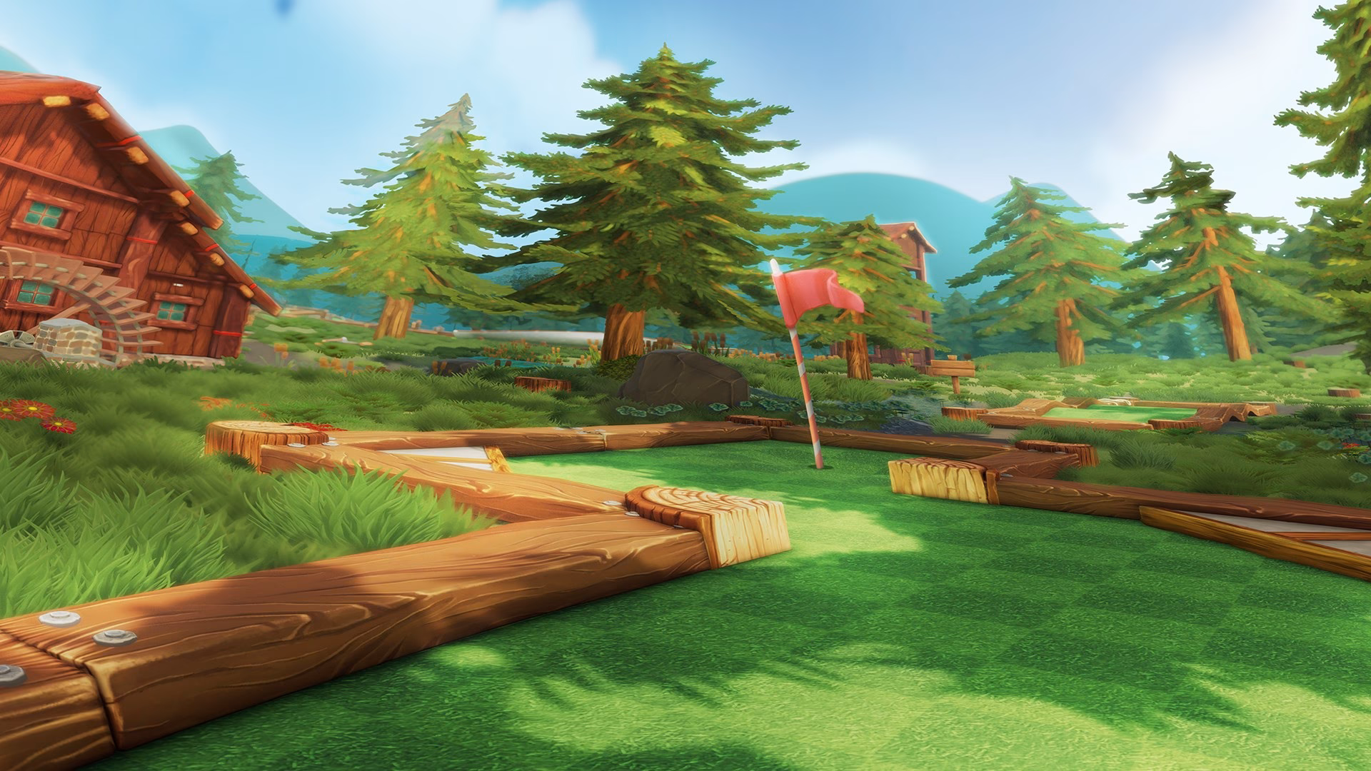 Can I play mini golf with my friends online?