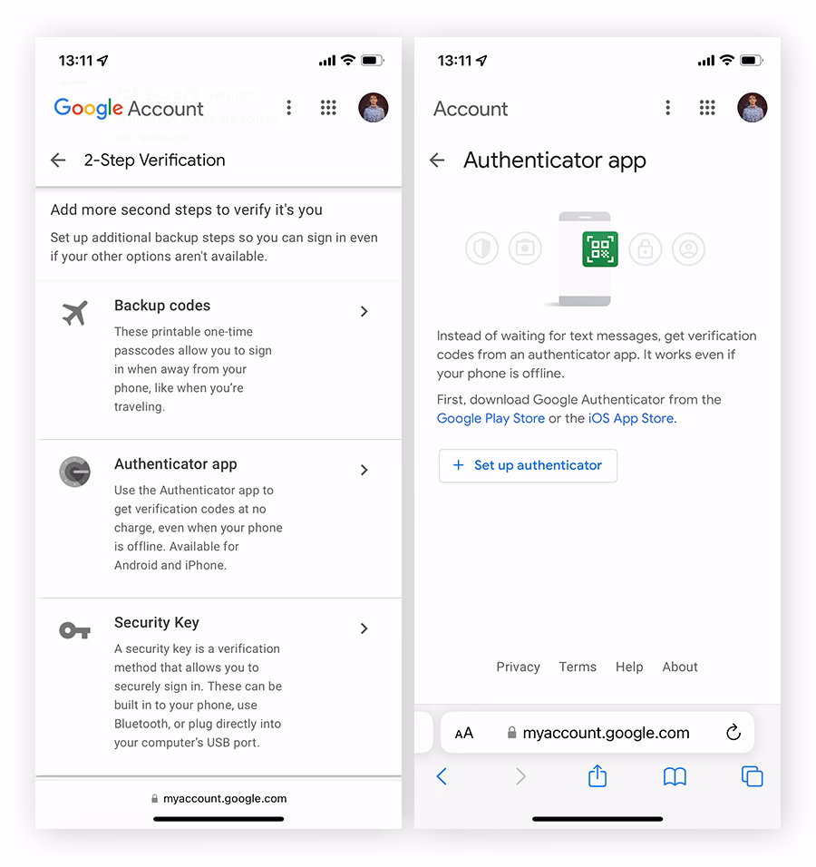 How do I migrate the Google Authenticator to a new device?