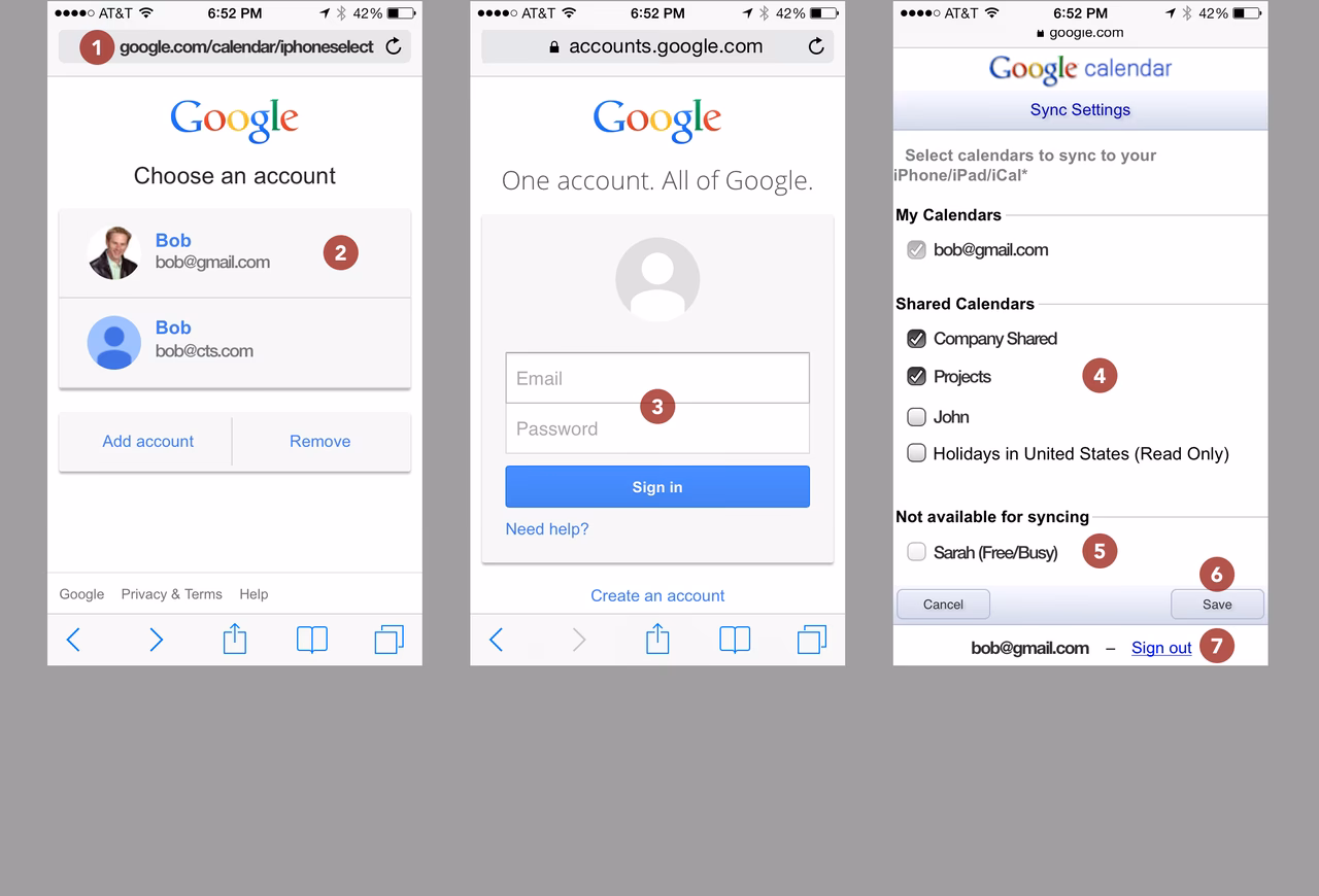 How do I sync iCloud events to Google Calendar?