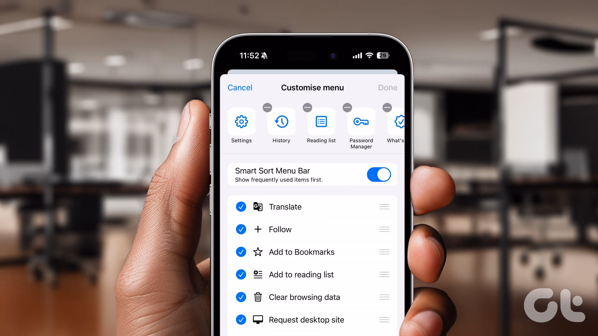 How do I change the background of a page in chrome?