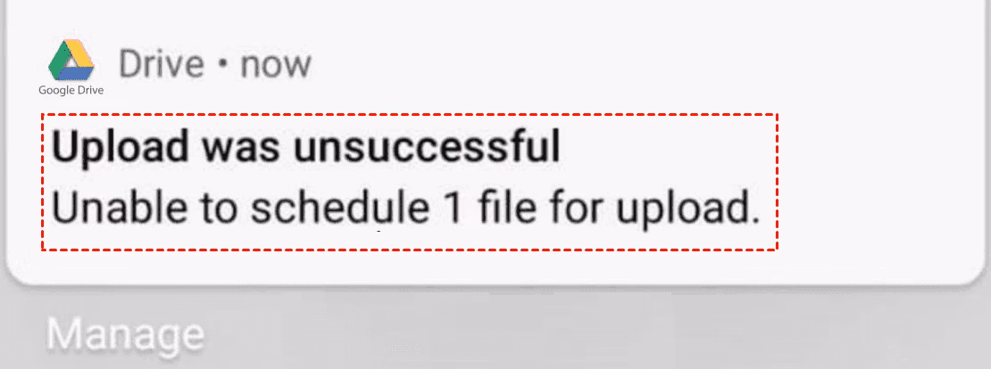 Why are my large files not uploading to Google Drive?