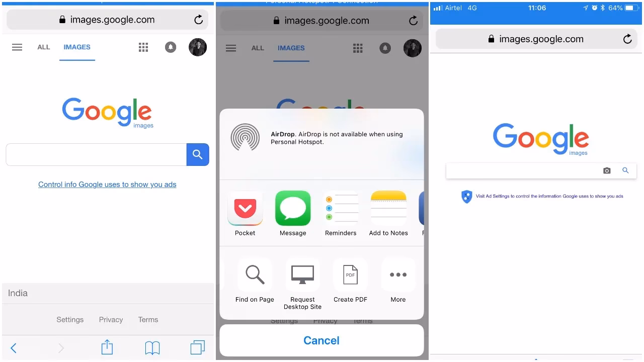 How do I use Google Lens on my iPhone?