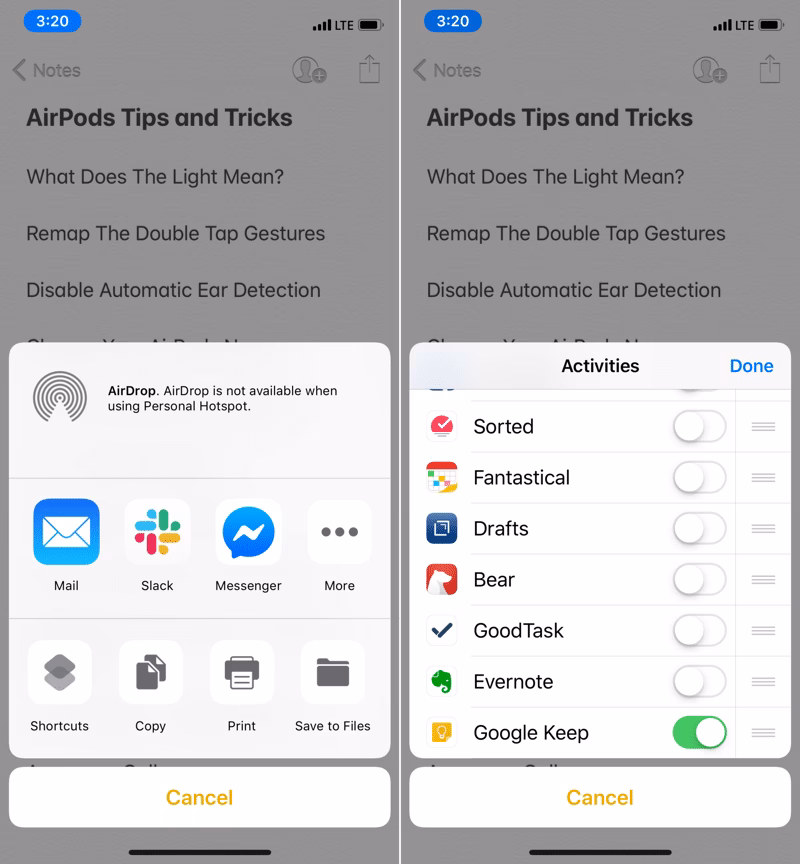 How do I Sync Apple notes with Google Keep?