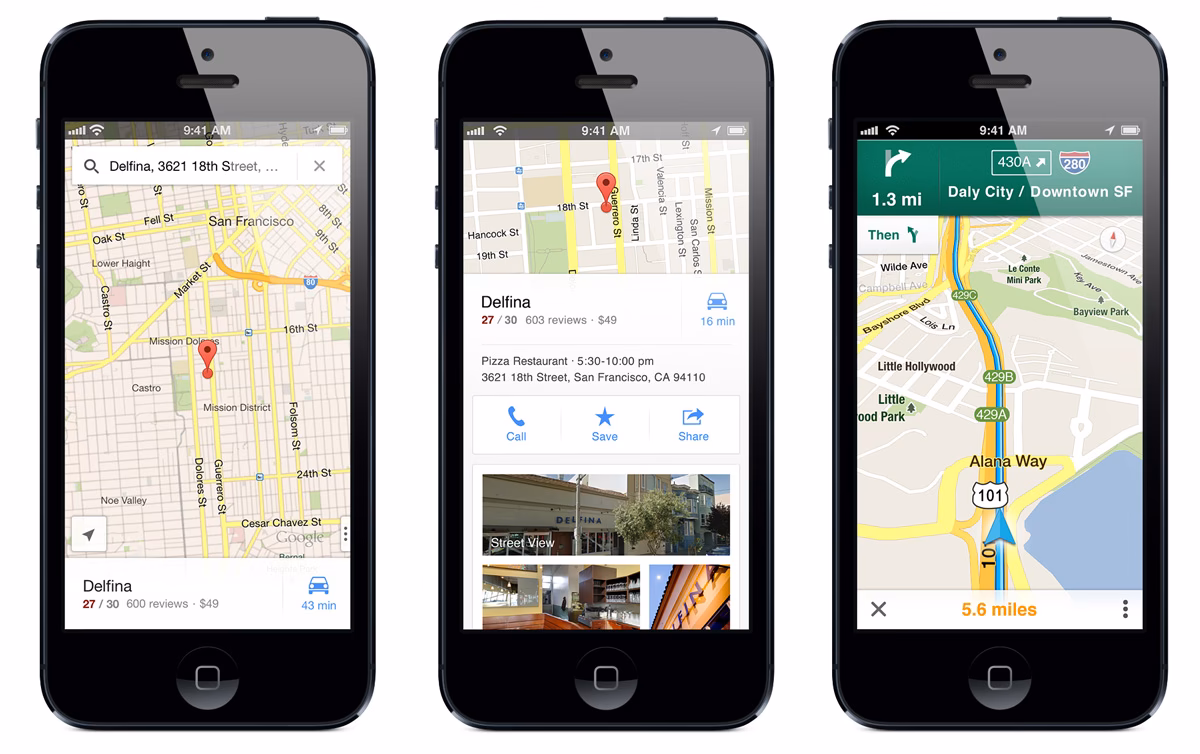 How do I update a map on my iPhone?