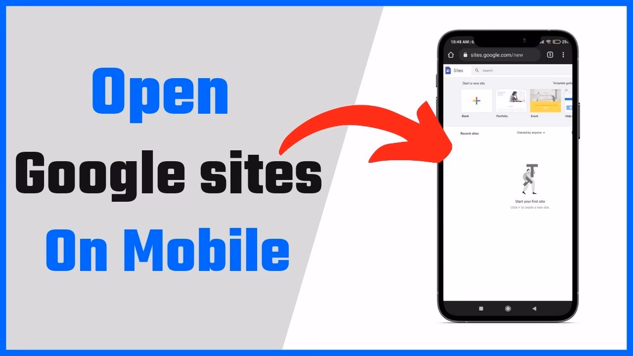 Is there a mobile app for Google Sites?