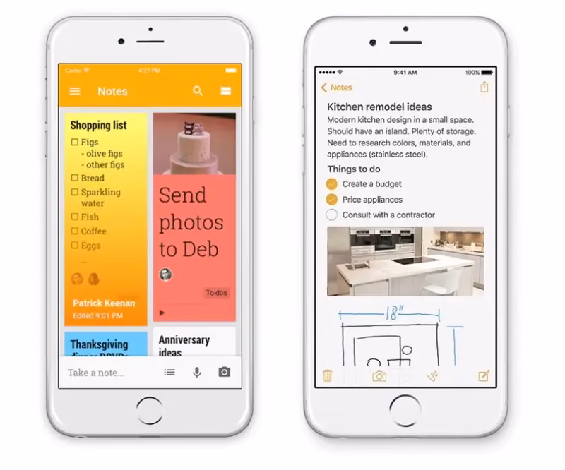 Does Google Keep sync with Apple notes?