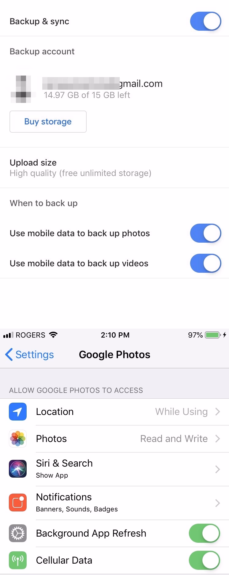 How to backup photos to Google Photos on iPhone?