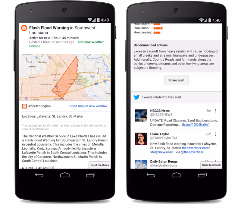 What is Google Public Alerts?