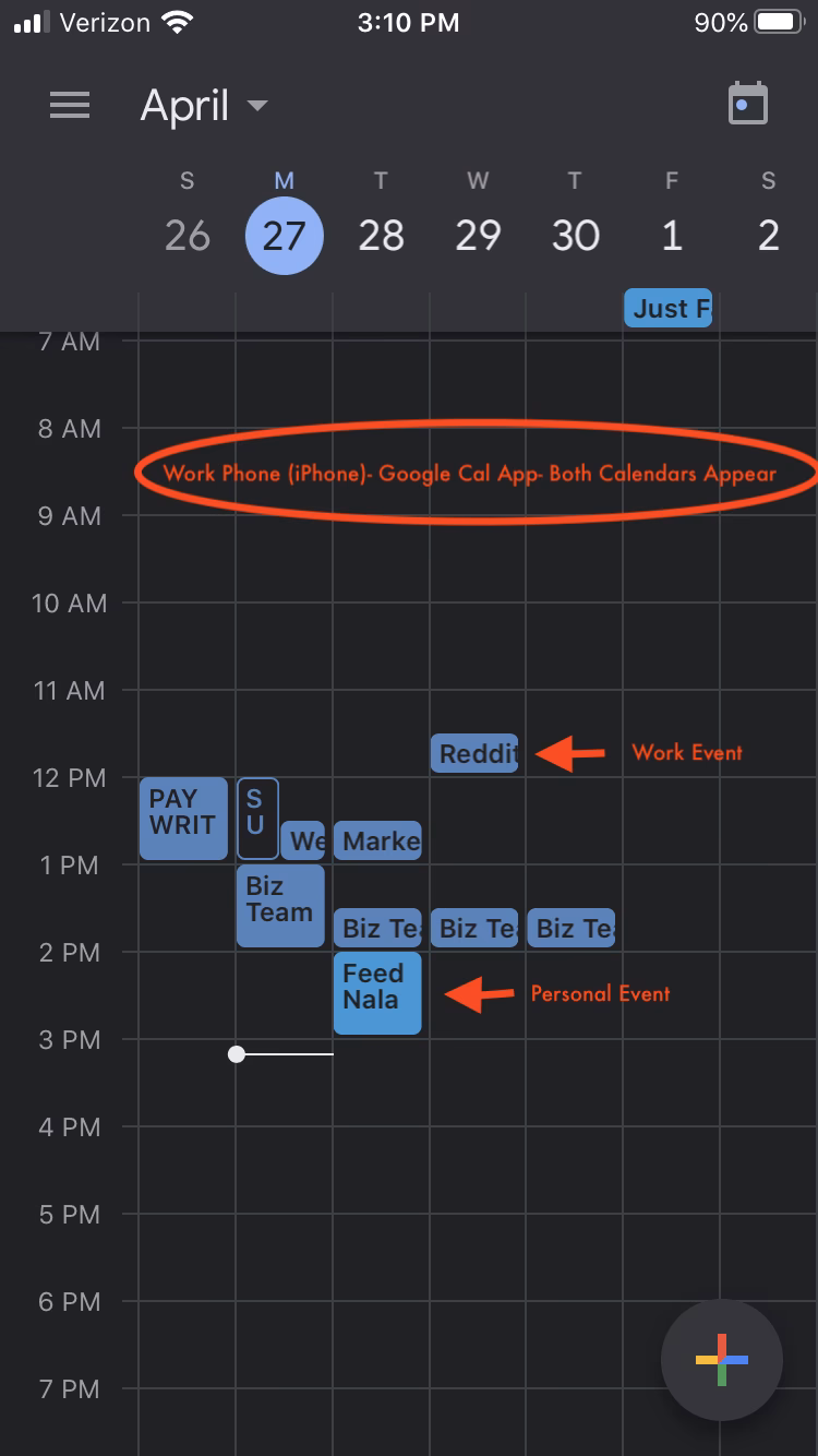 How do I view shared calendars on my iPhone & iPad?