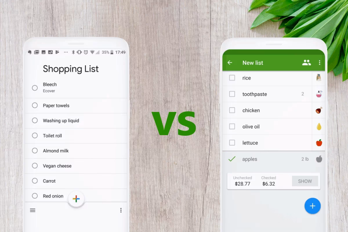 How do I create a shopping list on Google Keep?