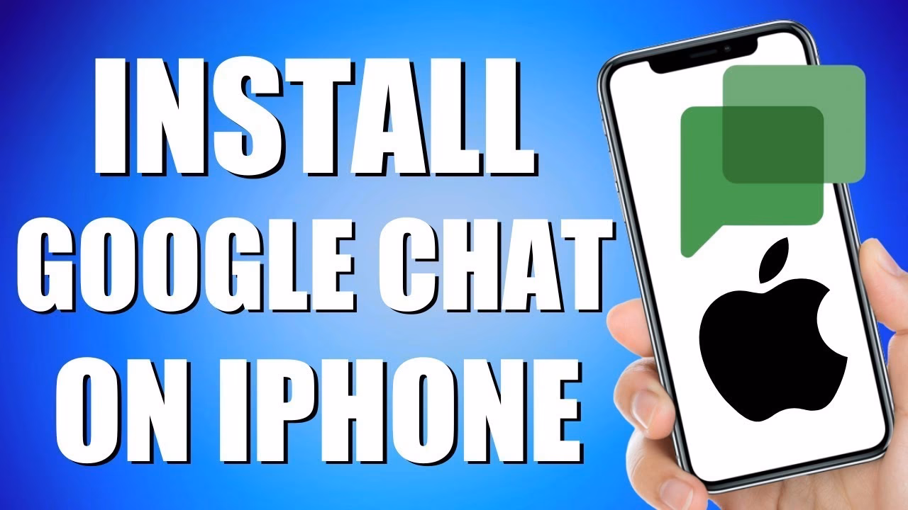 How do I use Google Chat on my iPhone?