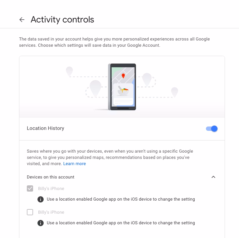 Why is Google Timeline not working?