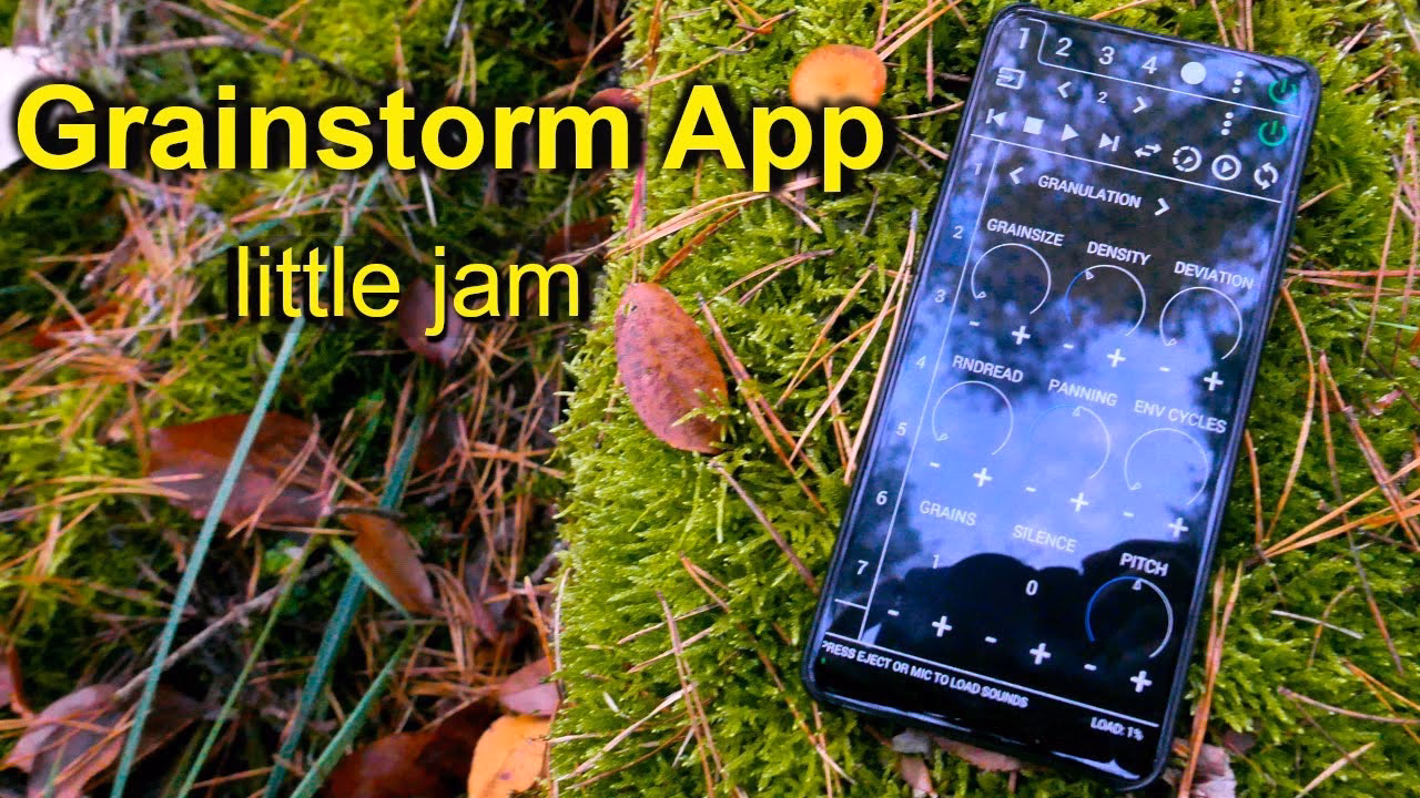 What is a grainstorm granular synthesizer?