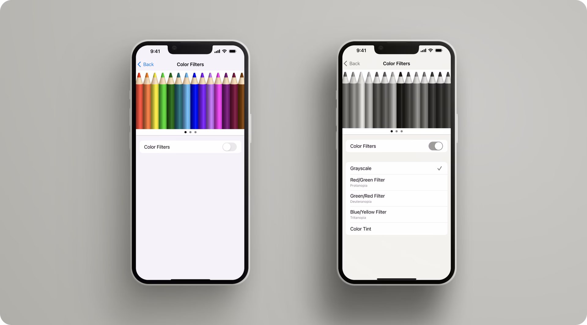 How to enable grayscale filter on iPhone & iPad?