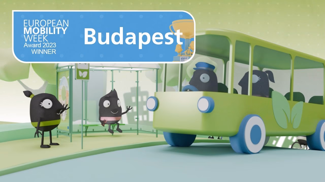 What is the modal share of cars in Budapest?