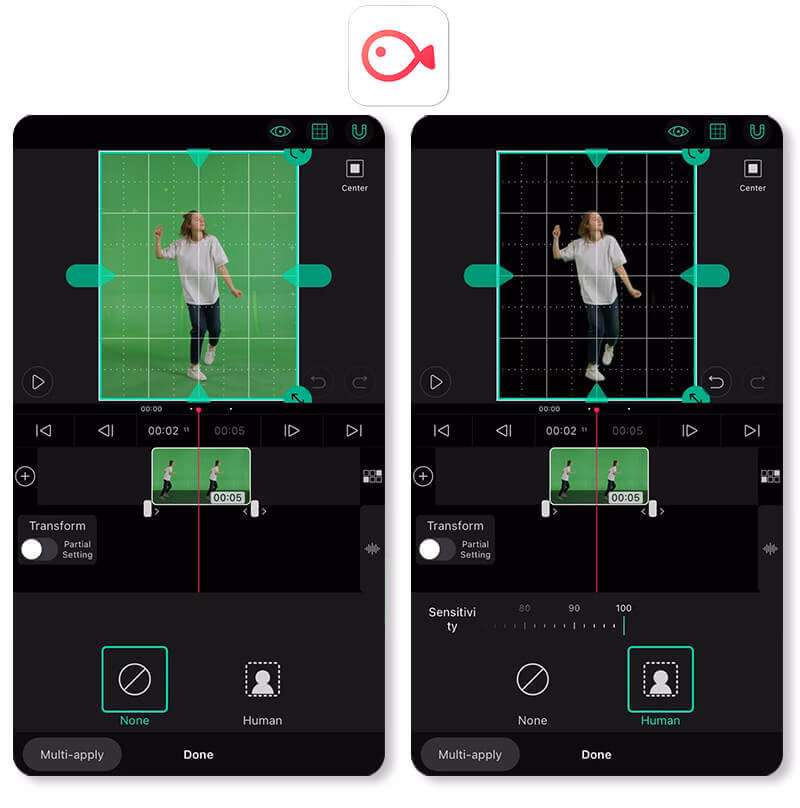Which green screen apps are free?